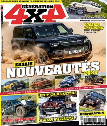 Génération 4×4 N°69 – Novembre-Décembre 2021 [Magazines]