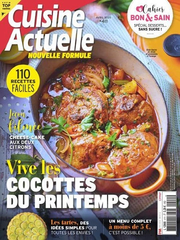 Cuisine Actuelle - Avril 2025 [Magazines]