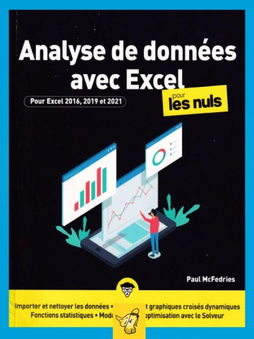 Analyse de données avec EXCEL 2016, 2019 et 2021 [Livres]